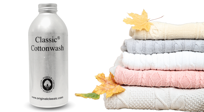 Hvordan vasker man bomuldstøj med Classic Cottonwash® vaskemiddel?