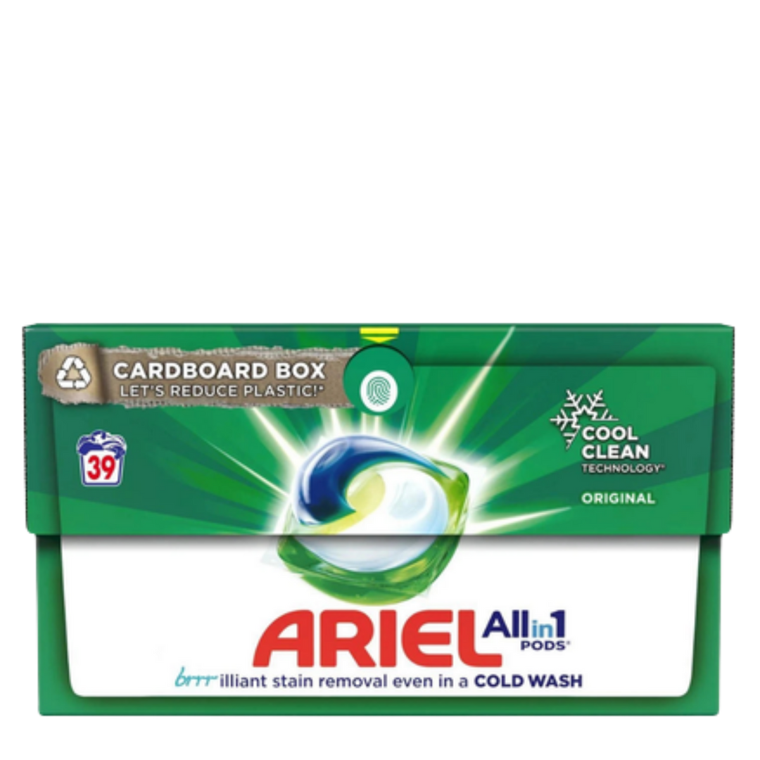 Ariel All-in-1 Original Vaskekapsler – 39 stk