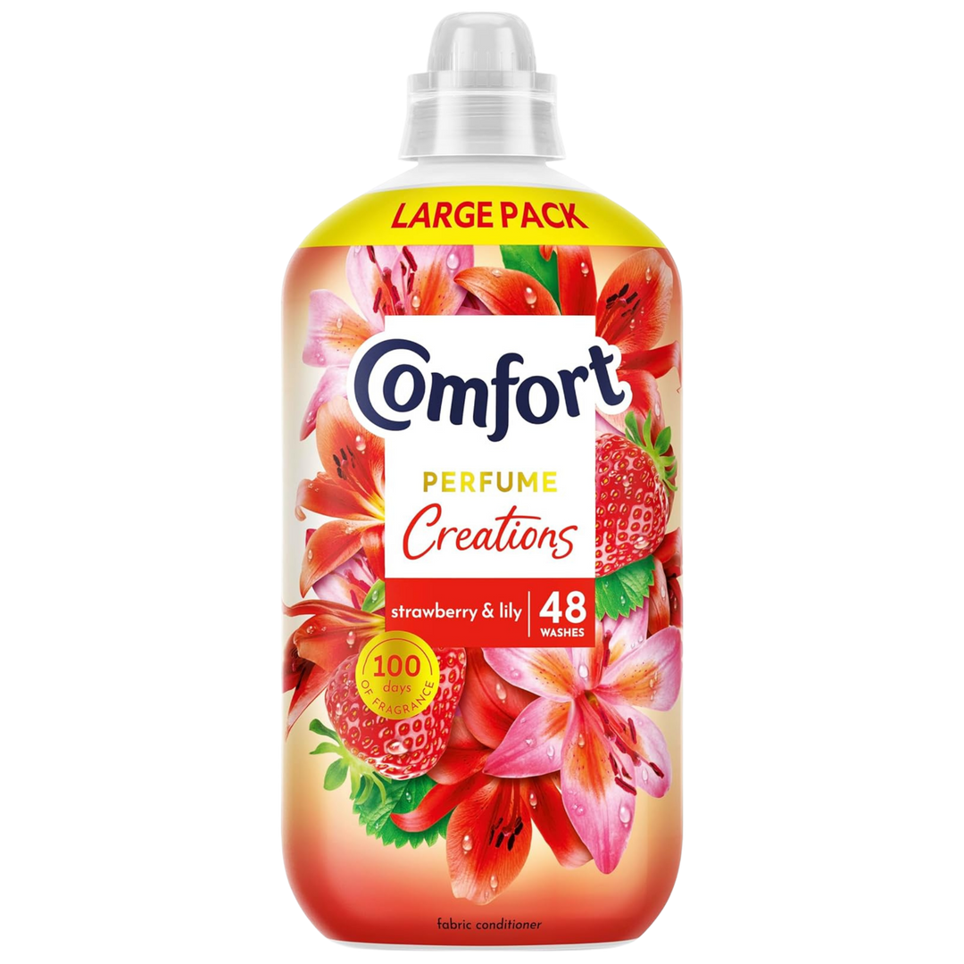 Comfort Creations Strawberry & Lily Skyllemiddel – 1400 ml