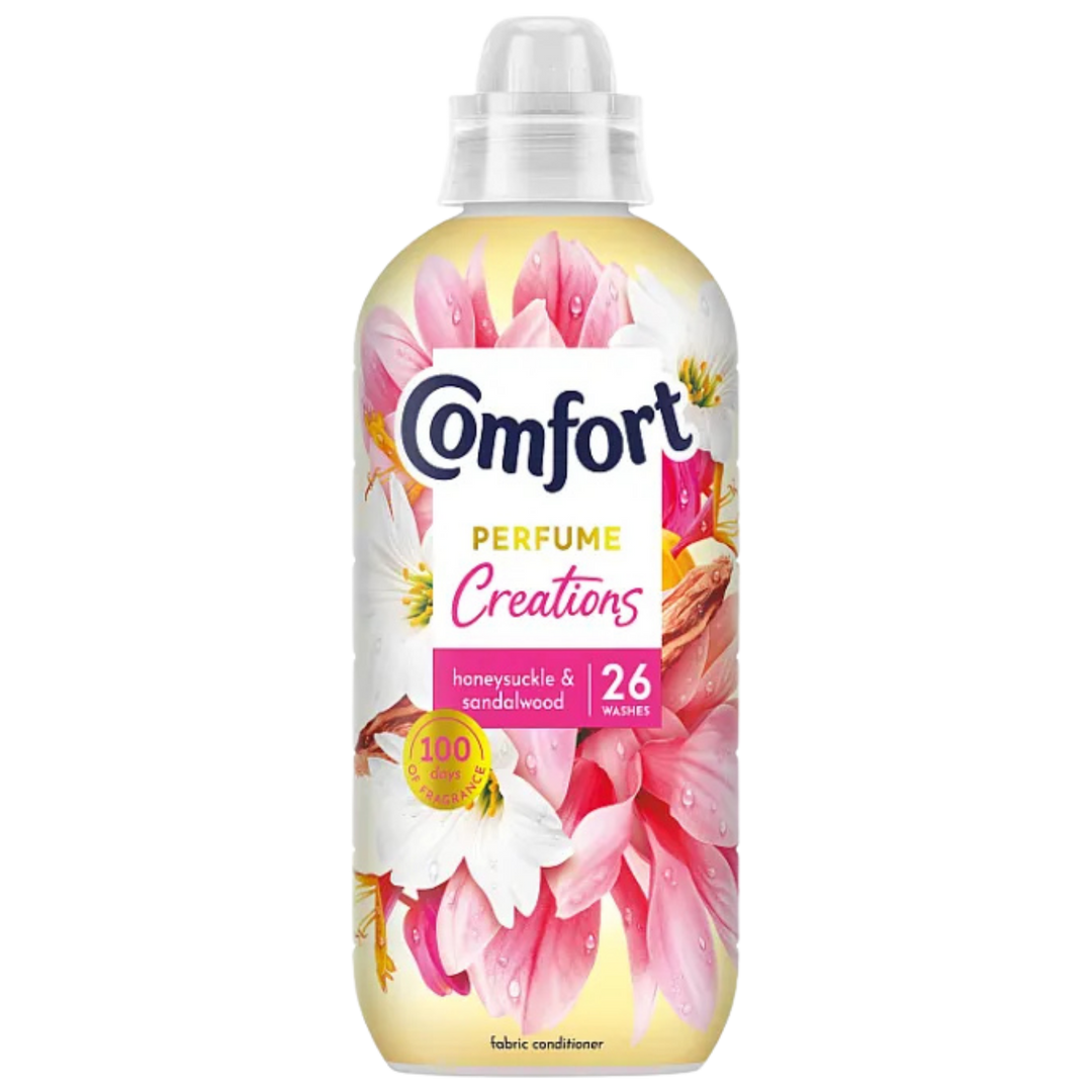 Comfort Perfume Creations Honeysuckle & Sandalwood Skyllemiddel – 780 ml