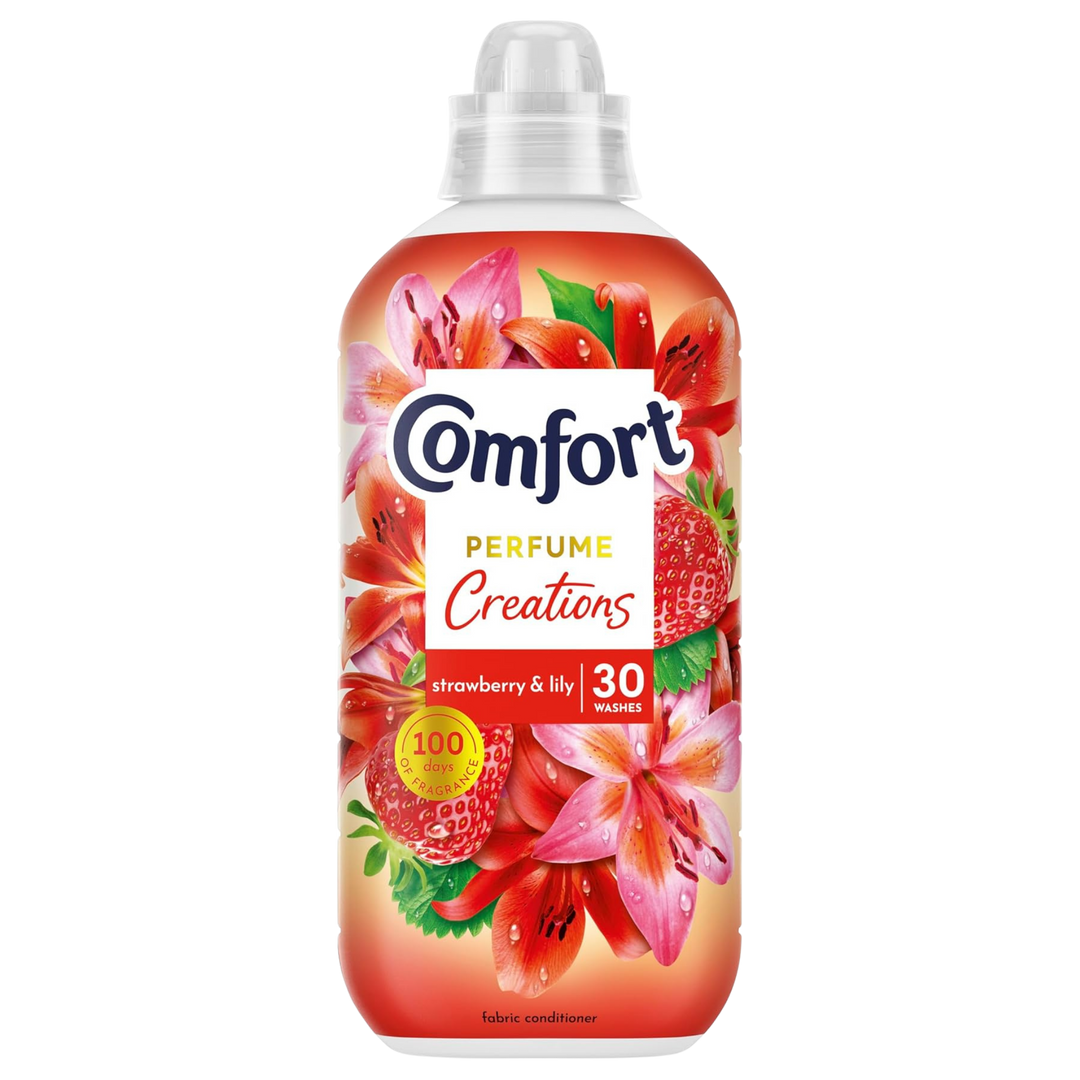 Comfort Perfume Creations Strawberry & Lily Skyllemiddel – 900 ml