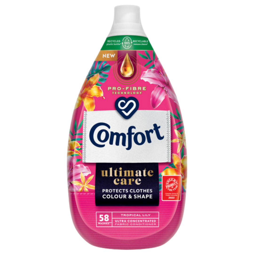 Comfort Ultimate Care Tropical Lily Skyllemiddel – 870 ml