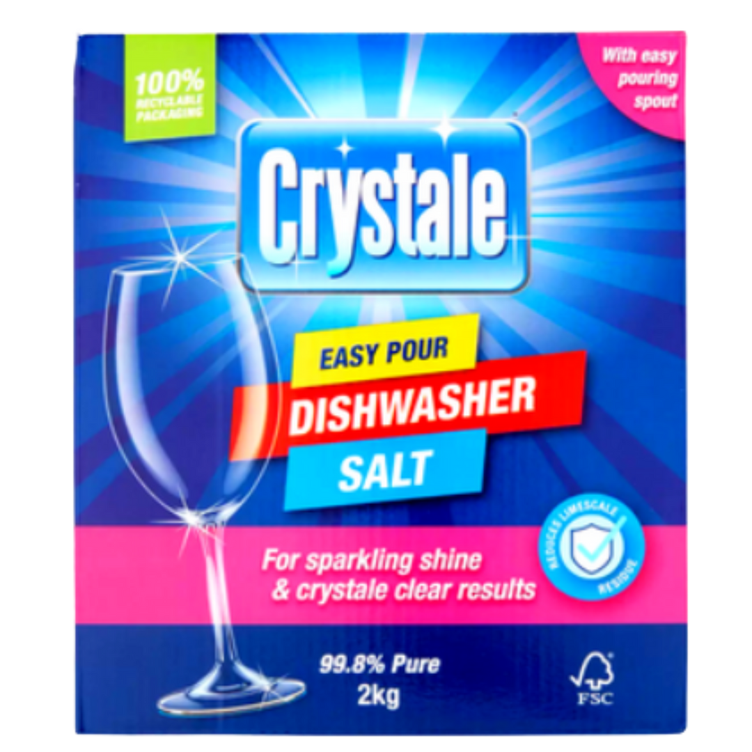 Crystale Easy Pour Opvaskemaskine Salt – 2000 g