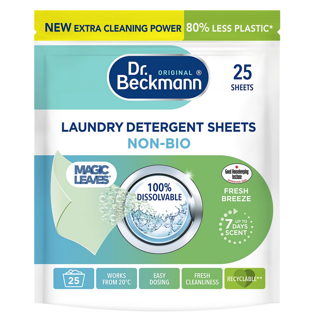 Dr. Beckmann Magic Leaves Non-Bio Vaskeark – 25 stk