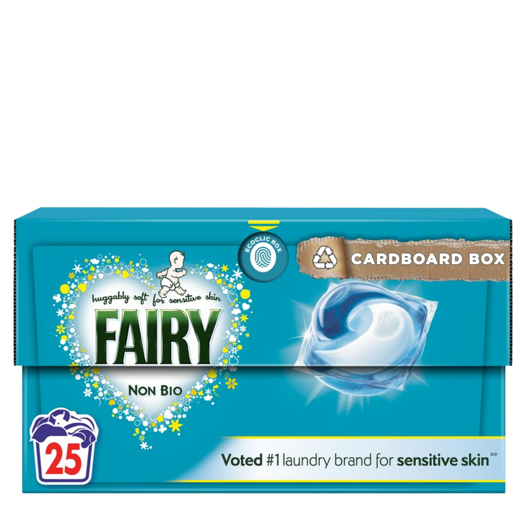 Fairy Non-Bio Pods Vaskekapsler – 25 stk