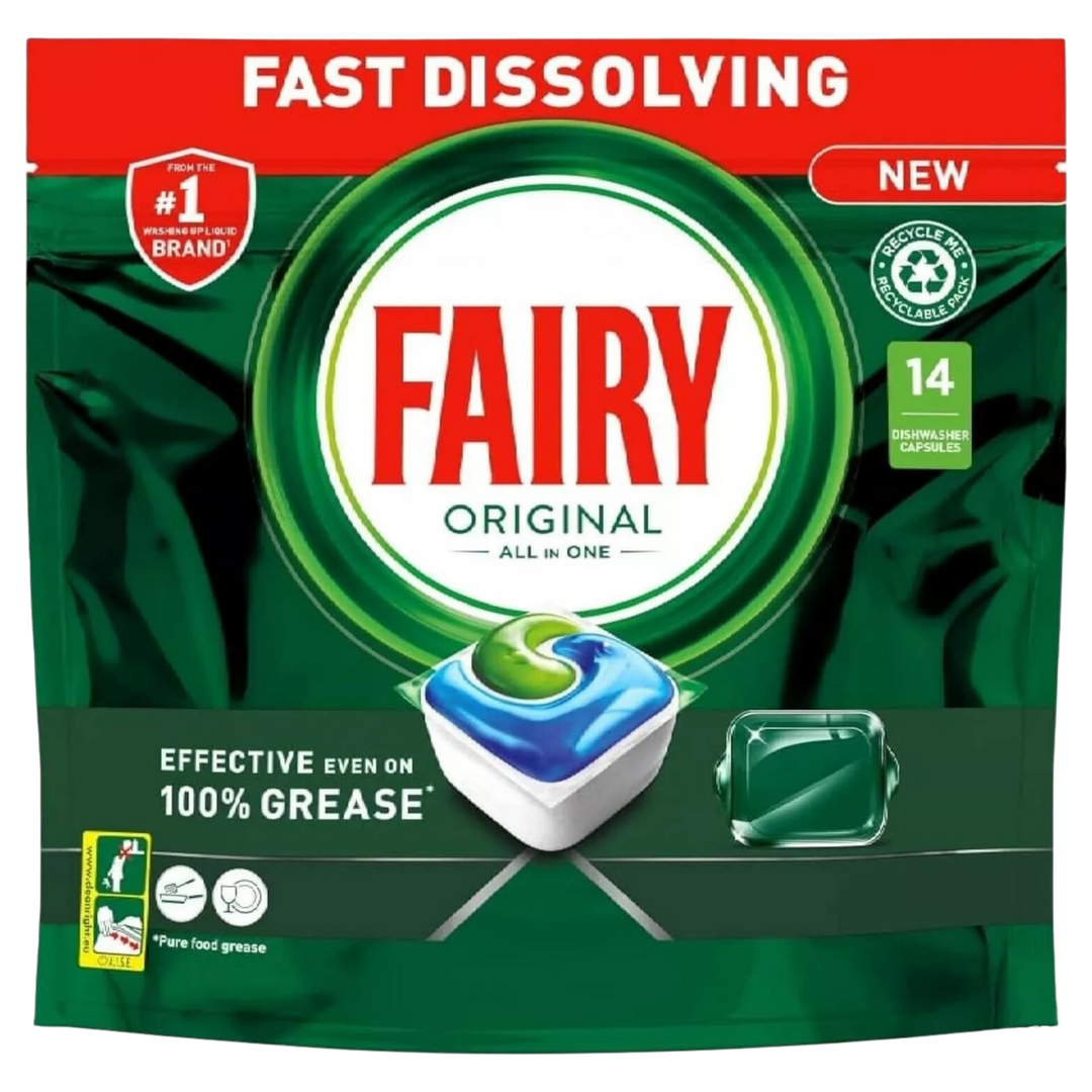 Fairy Original All-In-One Opvasketabs - 14 stk.