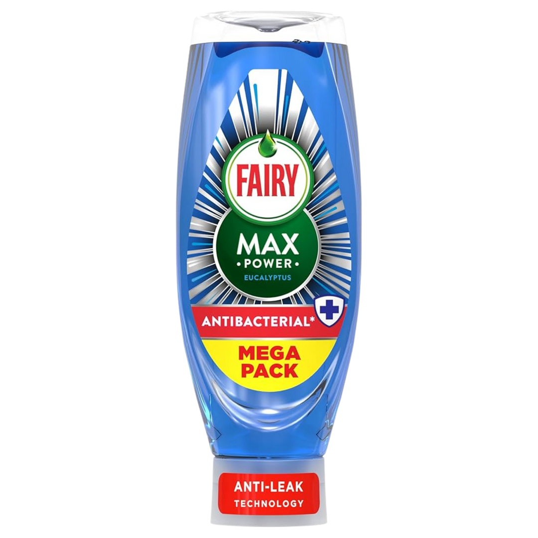 Fairy Max Power Anti-Bacterial Eucalyptus Opvaskemiddel – 730 ml