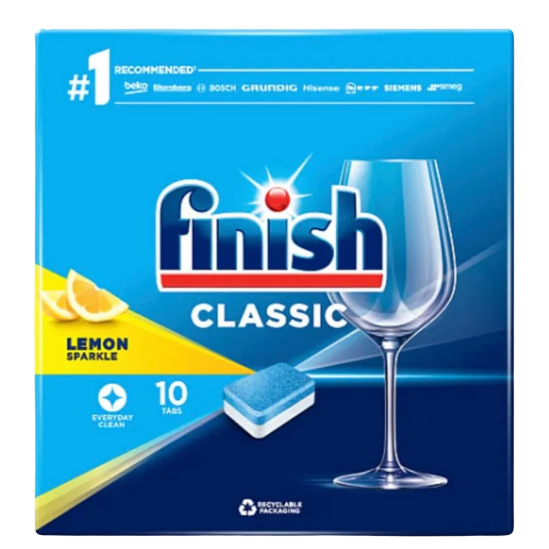 Finish Classic Lemon Opvasketabs – 10 stk