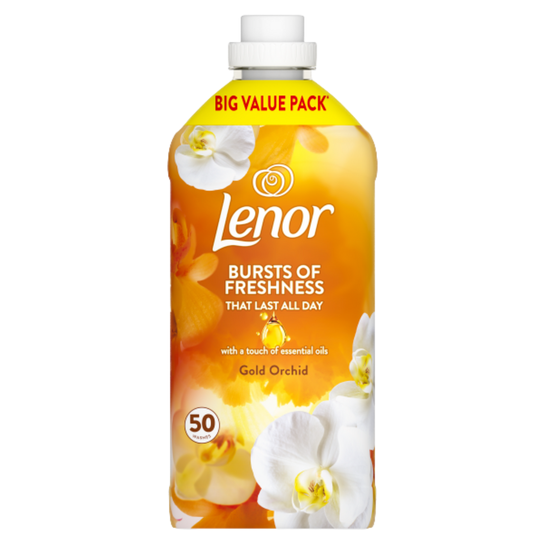 Lenor Bursts of Freshness Gold Orchid Skyllemiddel – 858 ml