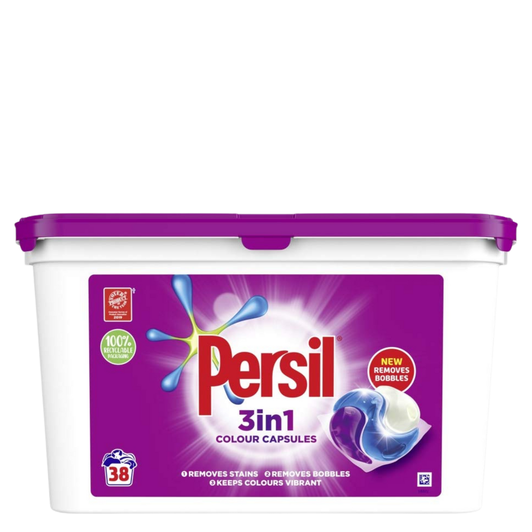 Persil 3-i-1 Colour Vaskekapsler – 38 stk