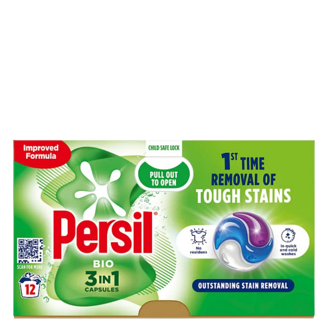 Persil Bio 3-i-1 Vaskekapsler – 12 stk