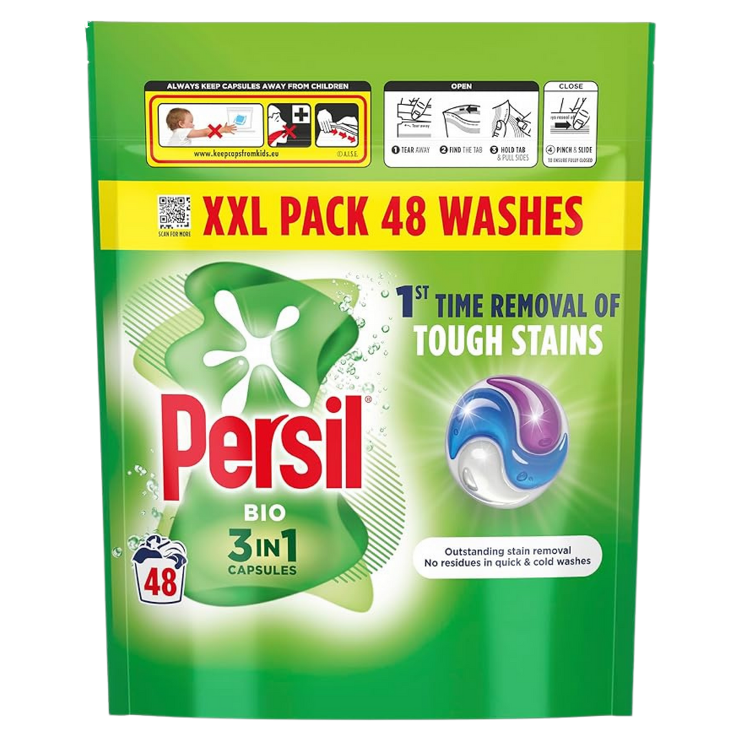 Persil Bio 3-i-1 Vaskekapsler – 48 stk