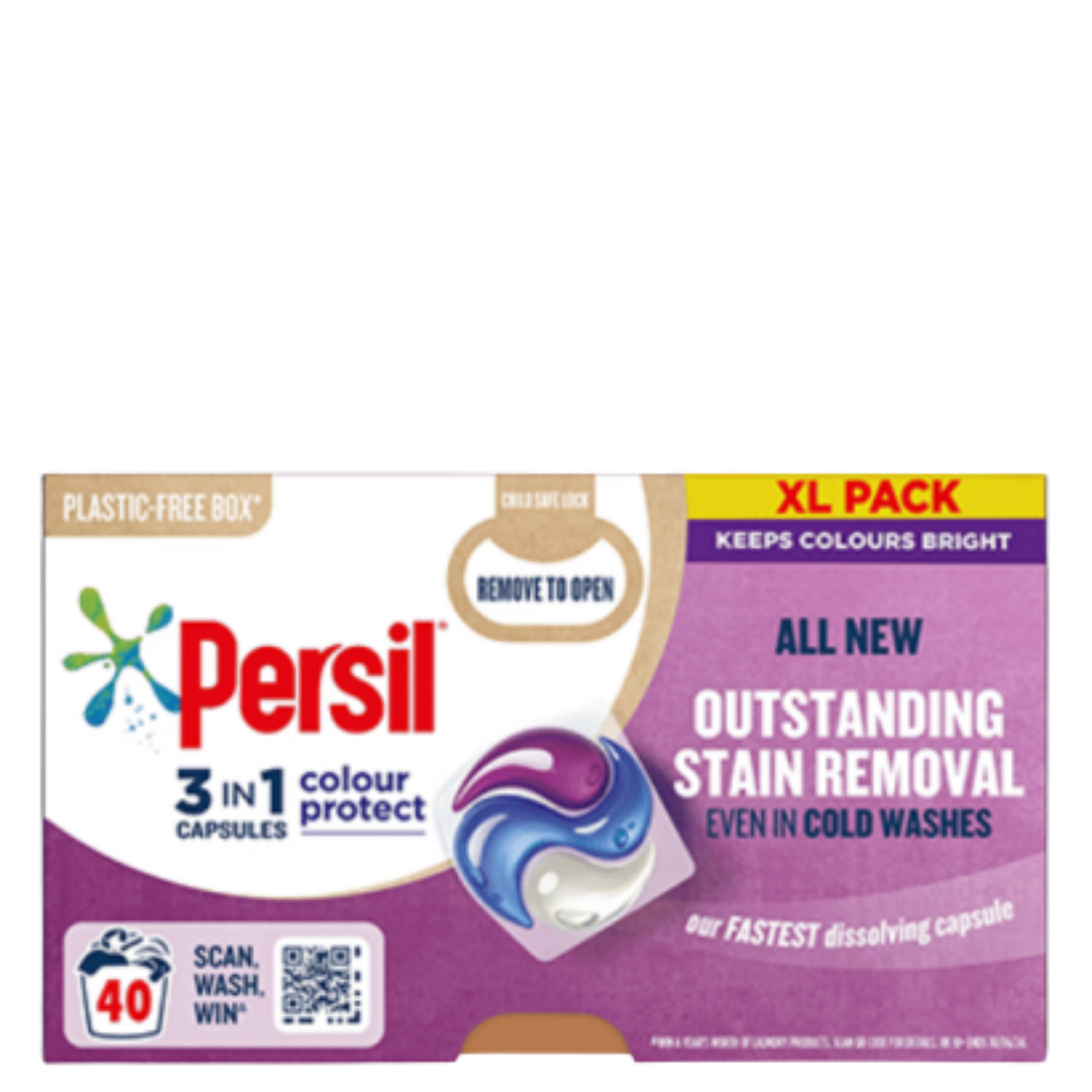 Persil Colour Protect 3-i-1 Vaskekapsler – 40 stk