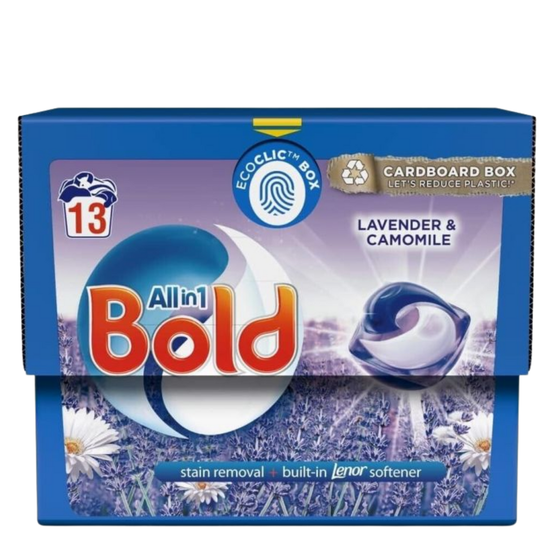 Bold All in 1 Lavender And Camomile Vasketabs - 13 stk