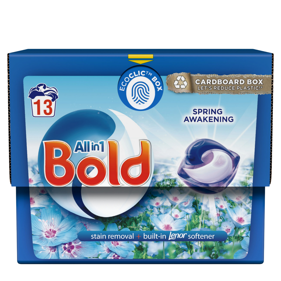Bold All in 1 Spring Awakening Vasketabs - 13 stk