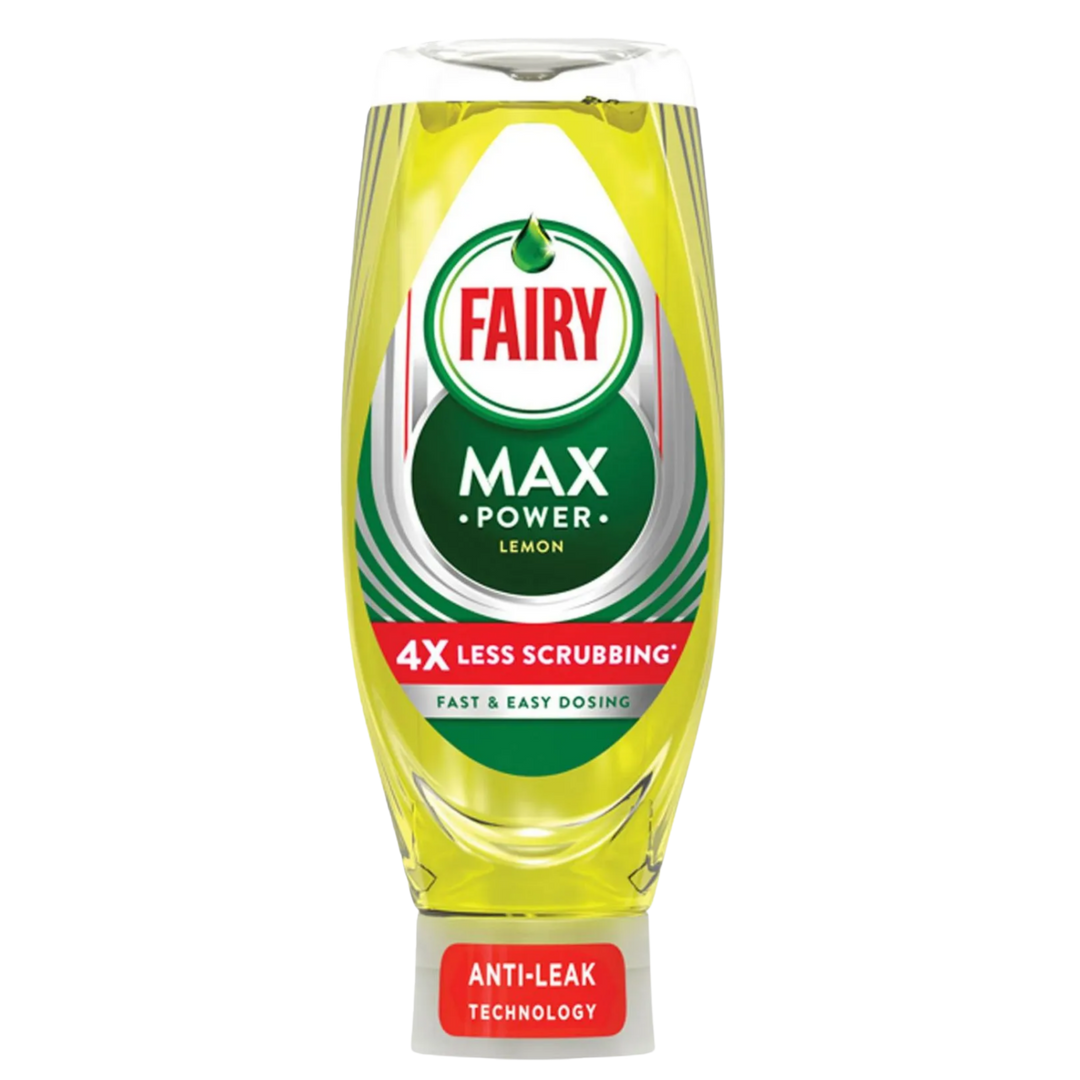 Fairy Liquid Max Power Lemon Opvaskemiddel - 640 ml