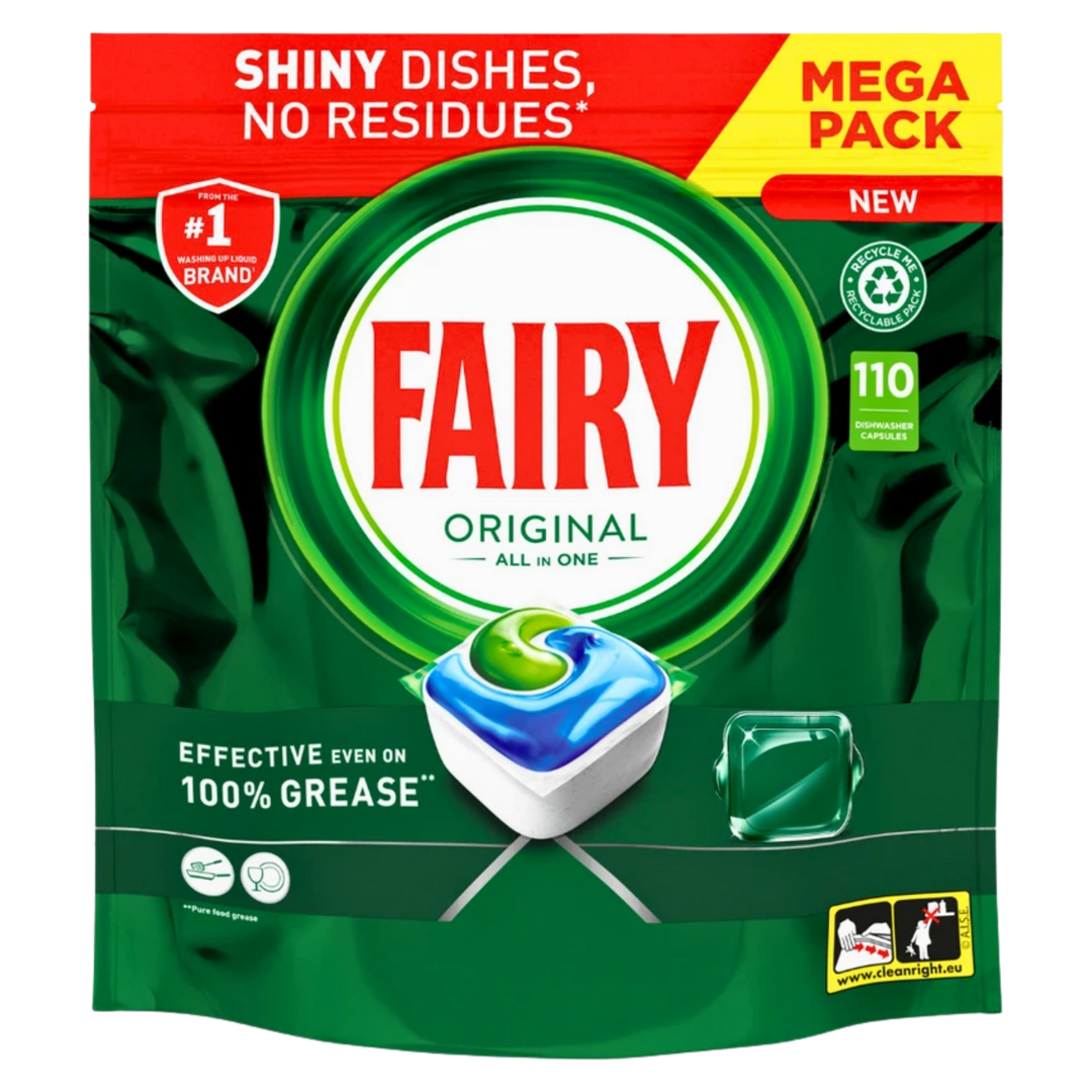 Fairy Original All-in-One Opvasketabs til Opvaskemaskine – 110 stk