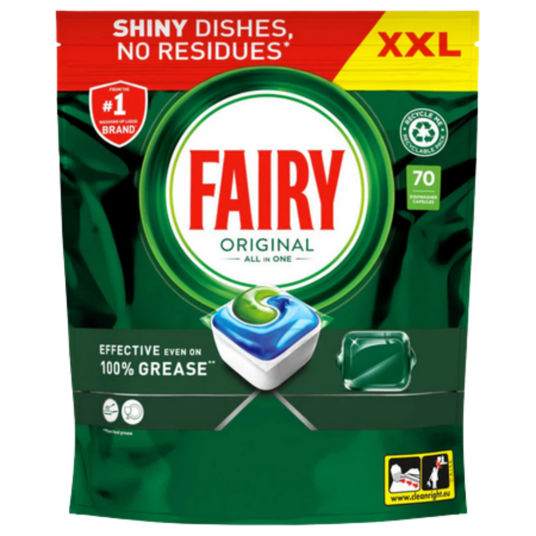 Fairy Original All-in-One Opvasketabs til Opvaskemaskine – 70 stk