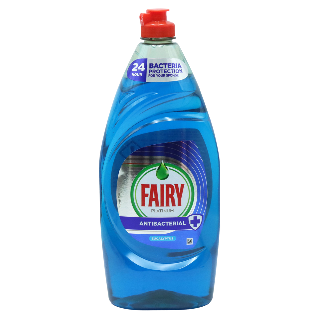 Fairy Platinum Antibacterial Eucalyptus Opvaskemiddel – 900 ml