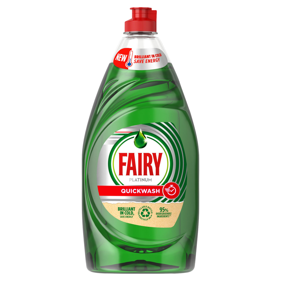 Fairy Platinum Quick Wash Opvaskemiddel - 820 ml