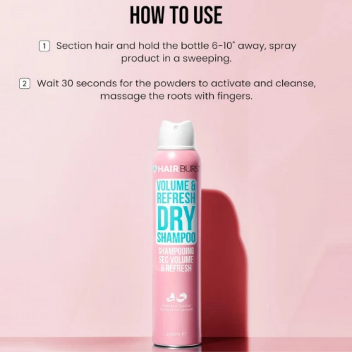 Hairburst Volume & Refresh Dry Shampoo - 200 ml
