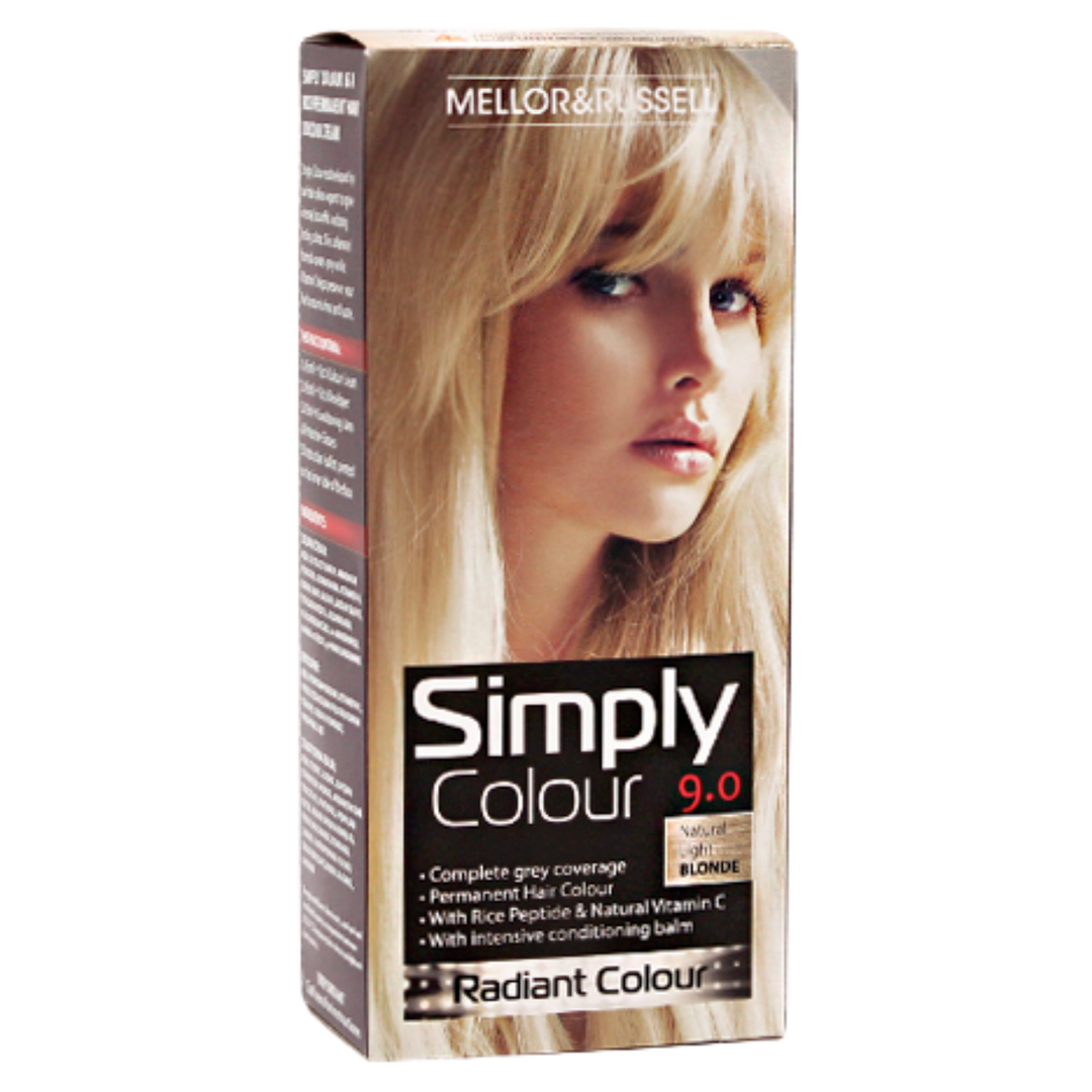 Mellor & Russell Simply Colour Hårfarve - 9.0 Natural Light Blonde